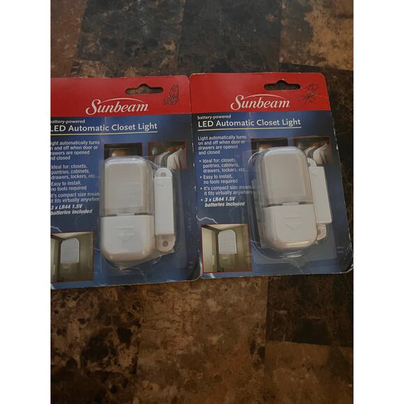 Sunbeam LED Closet Lights - Set of 2 - Picture 1 of 3